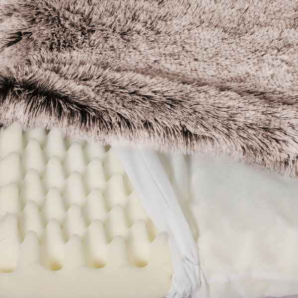 Pawz Dog Mat Pet Calming Bed Memory Coffee Medium Pet Beds