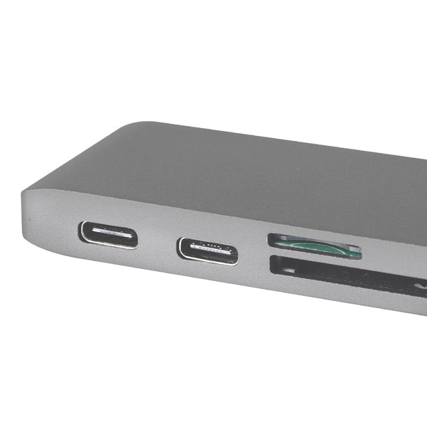 Usb 3.0 Type C Hub 6 Port Powered Adapter Grey Usb Cables Hubs & Adapters