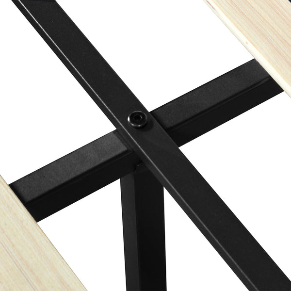 Levede Queen Bed Frame Tufted With 4 Storage Drawers Cream Queen Bed Frames