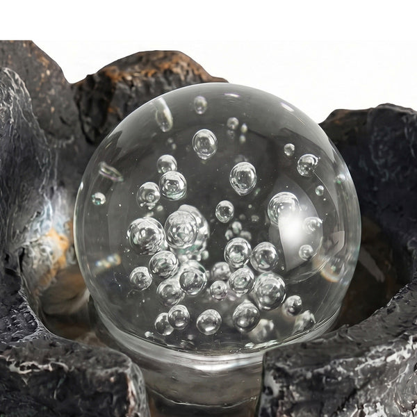 Spector Tabletop Water Fountain 3 Flow Levels Resin Indoor Fountains
