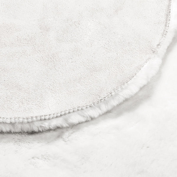 Marlow Cloud Fluffy Area Rug 60X160cm White Soft Faux Rabbit Fur Rugs