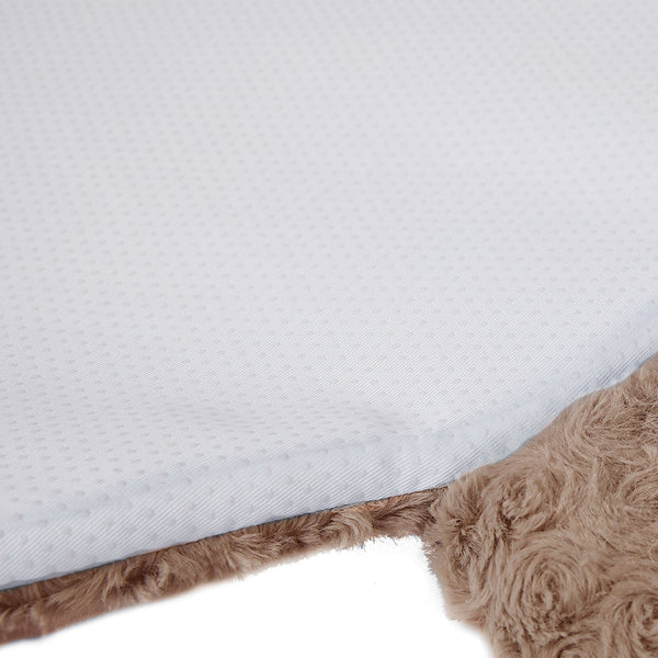 Pawz Pet Bed Cat Calming Beds Dog Squeaky L Tan Large Pet Beds