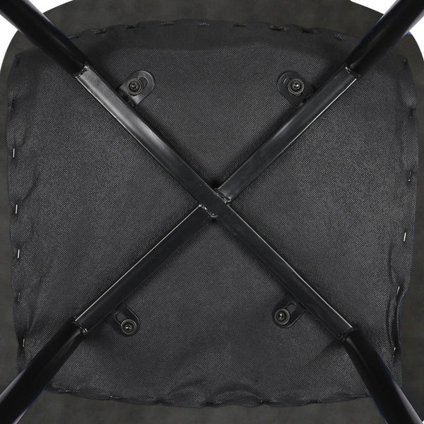 Levede 4X Kitchen Grey Faux Leather Dining Chairs