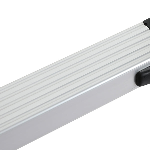 Traderight Multipurpose Ladder Telescopic 3.8M Silver Meter Ladders