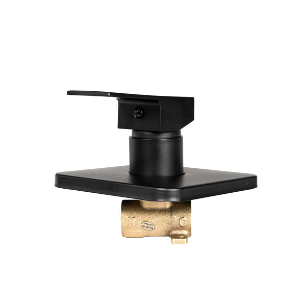 Dutxa Bathroom Shower Mixer Tap Brass Black Shower Taps & Thermostats