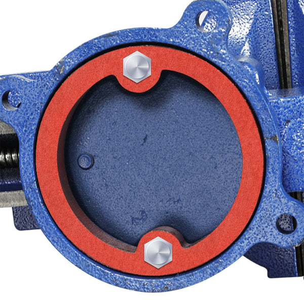 Traderight 8" Bench Vice Anvil Swivel 200Mm Clamps & Vices