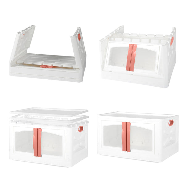 Plastic Storage Containers Stackable Red Storage Bins & Baskets