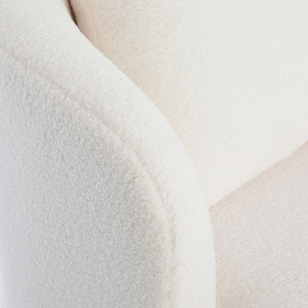 Levede Fleece Swivel Chair Chairs