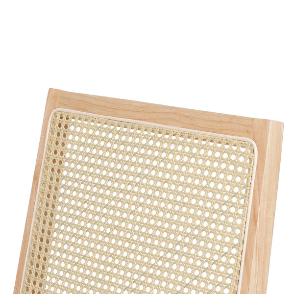 Levede 2X Rattan Dining Chair Solid Wood Lounge Dining Chairs