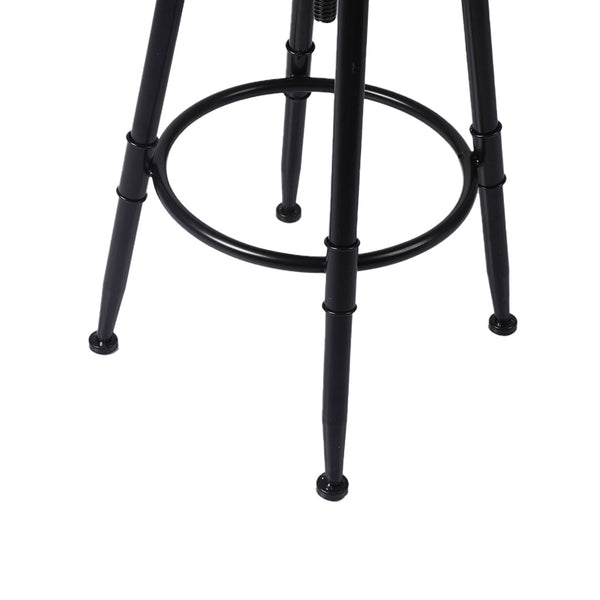 Levede 2X Bar Stool Kitchen Wooden Pu Benches Bar Stools