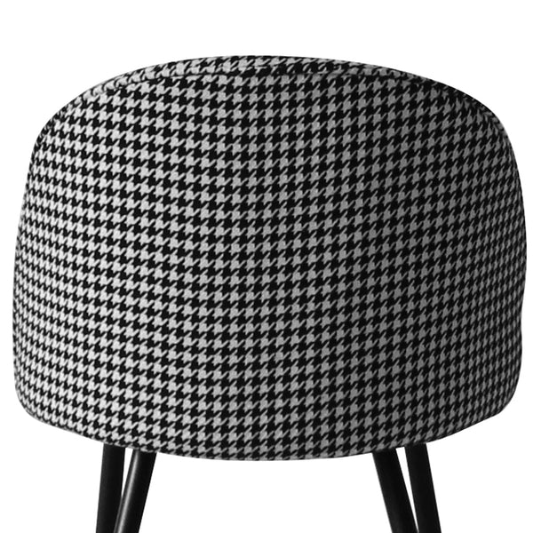 Levede Set Of 2 Black And White For Kitchen Or Cafe Stylish Seating Solution Dining Chairs