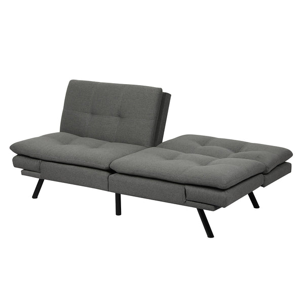 Levede Sofa Bed Futon Recliner Lounge Grey Sofa Beds