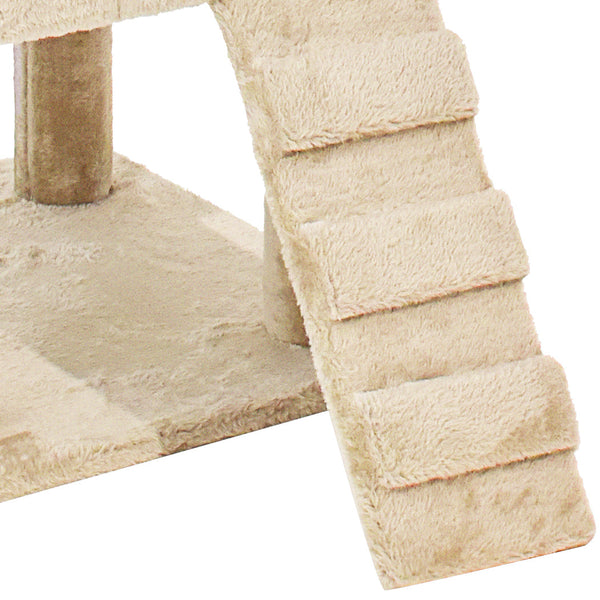 Pawz Cat Tree Scratching Post Scratcher Beige Furniture & Scratchers
