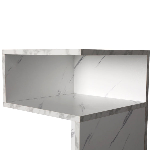 Levede 1X Drawers Side White Bedside Tables