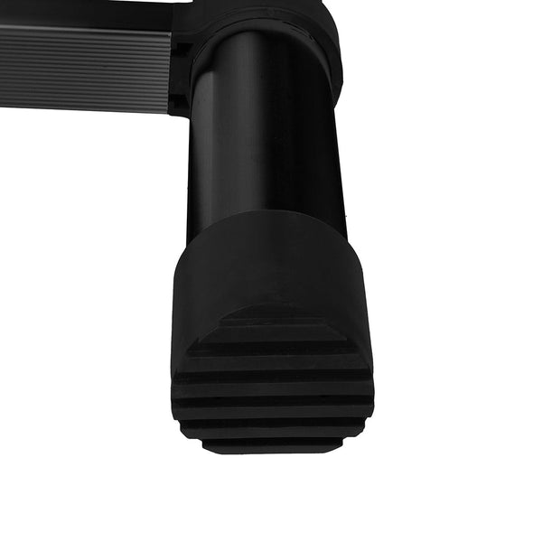 Traderight Multipurpose Aluminium Ladder Telescopic 2M Black Meter Ladders