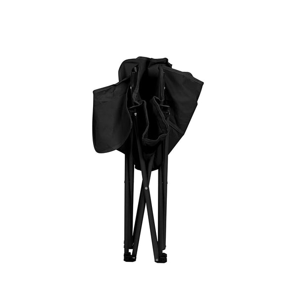 Levede Folding Camping Moon Chair Lightweight Black Camping Chairs