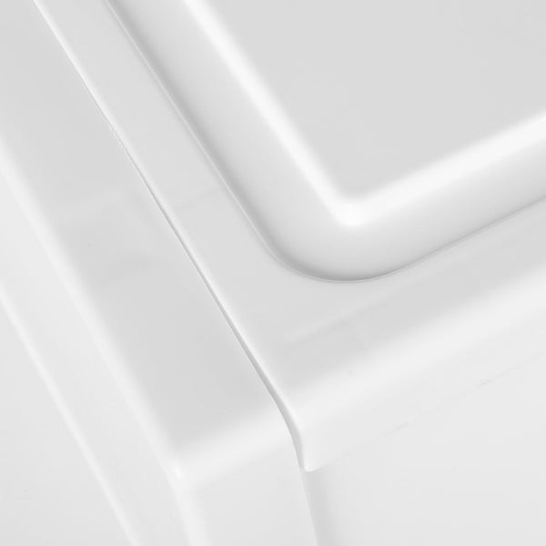 Large Storage Box Stackable Containers M 5Pk Medium Storage Boxes