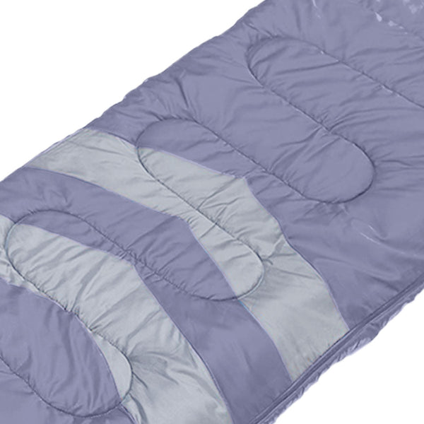 Mountview Single Sleeping Bag Bags Outdoor Grey Sleeping Bags
