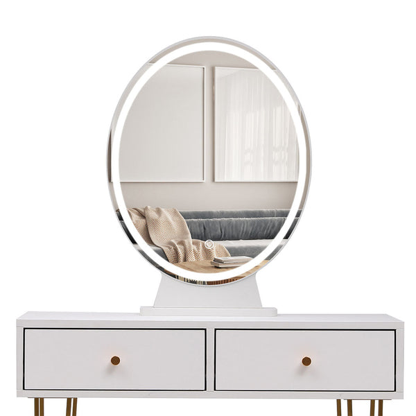 Levede Dressing Table Led Light Strip White Dressing Tables