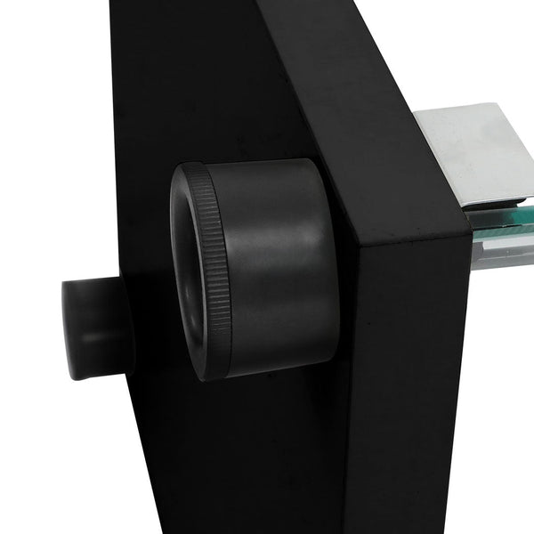 Stacked Display Storage Cabinet Glass Black Cabinets & Cupboards