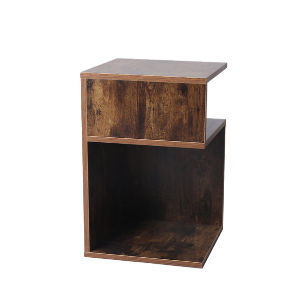 Levede Drawers Side Oak Bedside Tables