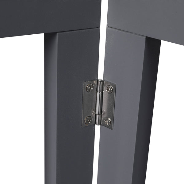 Pet Gate Dog Fence Retractable Grey 185Cm X 60.5Cm 1.8Cm Fences & Pens