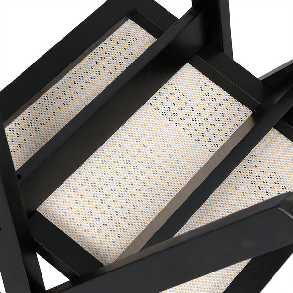 Levede 1X Black Wicker Armchair Dining Chair Stylish Modern Seat Dining Chairs