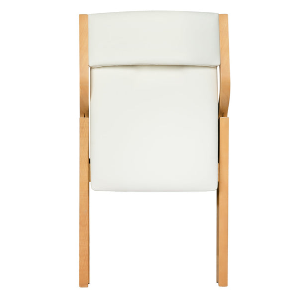 Levede 8X Foldable Pu Beige Dining Chairs