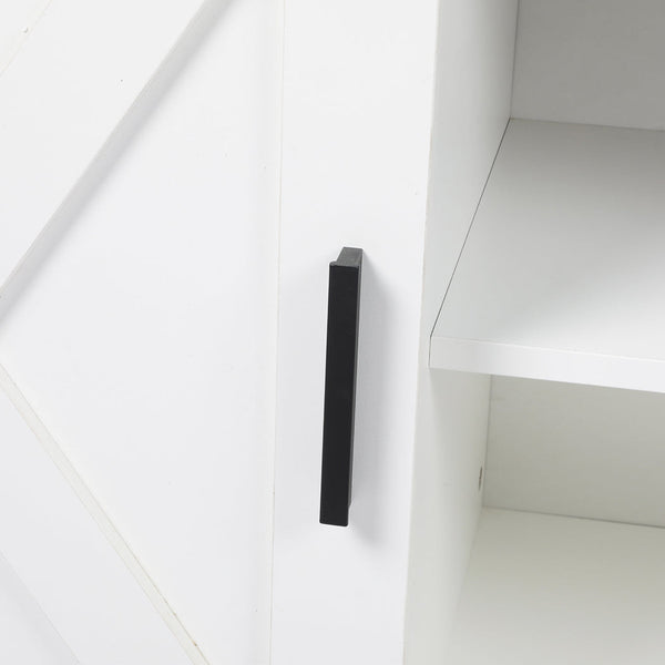 Levede Tv Cabinet Entertainment Unit Salon Stools