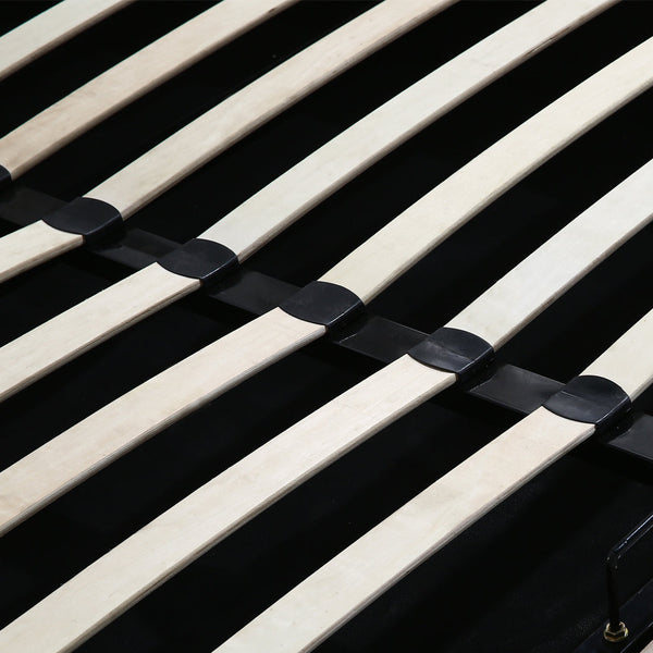 Levede King Fabric Bed Frame Tufted Dark Grey Stylish And Comfortable Sleep Solution For Bedroom King Bed Frames