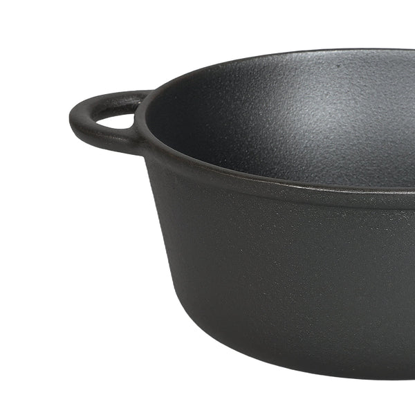 Pawz 6.6L Cast Iron Dutch Oven Heavy Duty Casserole Pot Casserole Pans