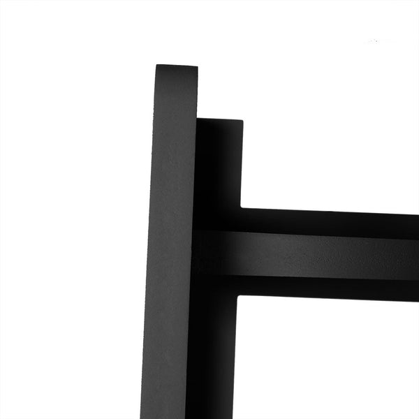 Levede Black 5 Tier Corner Shelf Storage Unit For Home Organization And Display Bookshelves