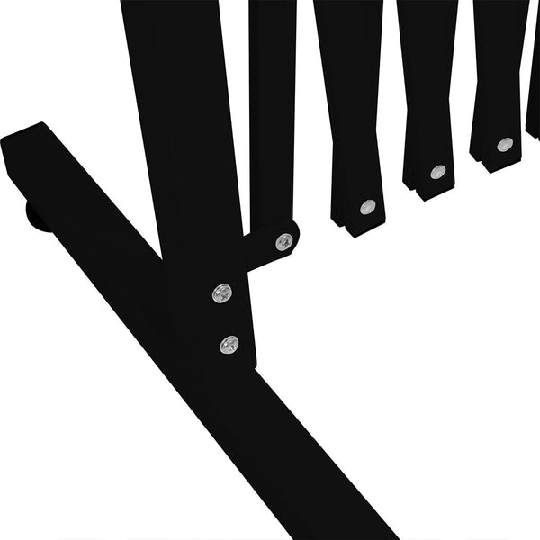 Garden Security Fence Gate Expandable Black Gates