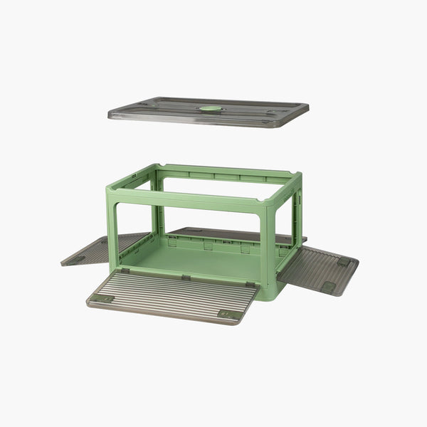 55L Storage Boxes Stackable Container M Green Medium Dumbbells