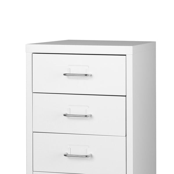 Levede 5 Drawer Office Cabinet Drawers White Filing Cabinets
