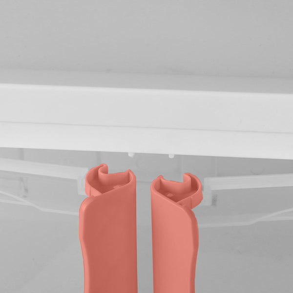 Plastic Storage Containers Stackable Red Storage Bins & Baskets