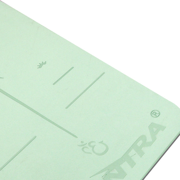 Centra Yoga Mat Dual Colour Body Position Lines Mint Green Mats & Non Slip Towels