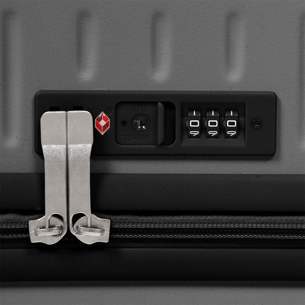 Slimbridge 20" Luggage Wide Handle Tsa Lock Grey Suitcases