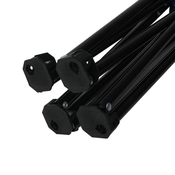 Levede Folding Arm Foldable Black Camping Chairs