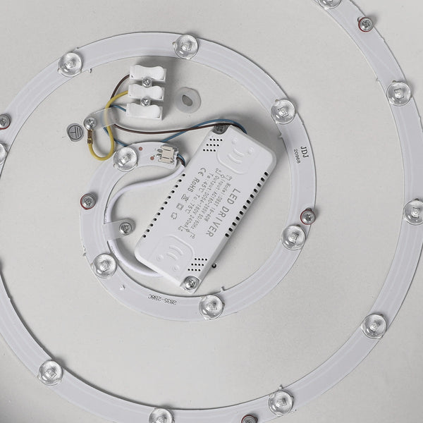 Emitto 3 Colour Ultra Thin 5Cm Led Ceiling 60W Black Chandeliers & Ceiling Fixtures