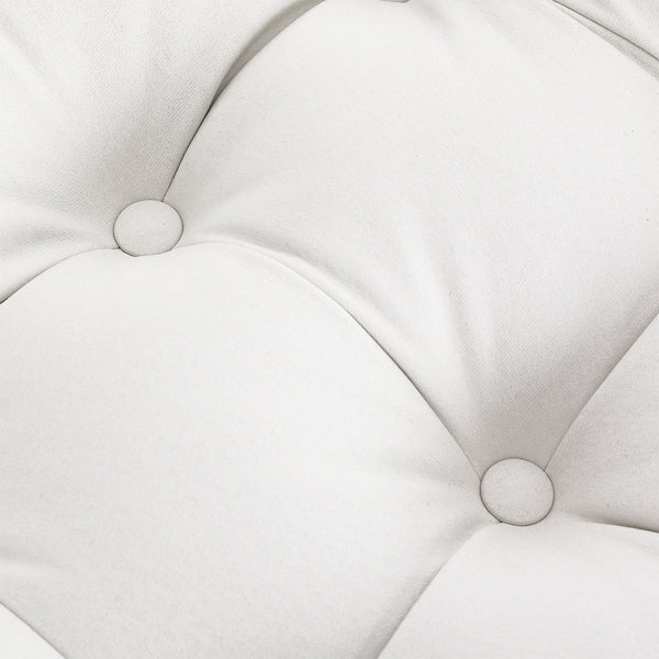 Levede Accent Ottoman Chair Footstool Modern Comfortable Seating For Living Room Or Bedroom Accent Chairs