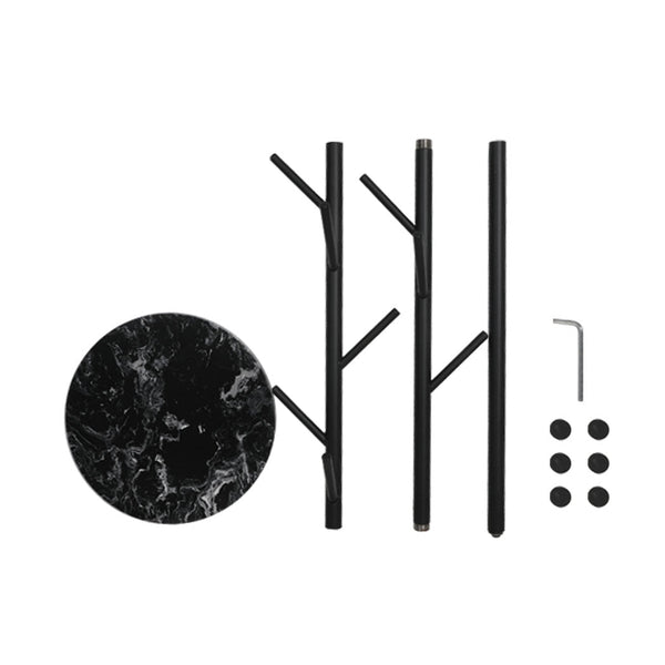 Levede Coat Rack Hat Clothes Stand Hanger Black Coat & Hat Racks