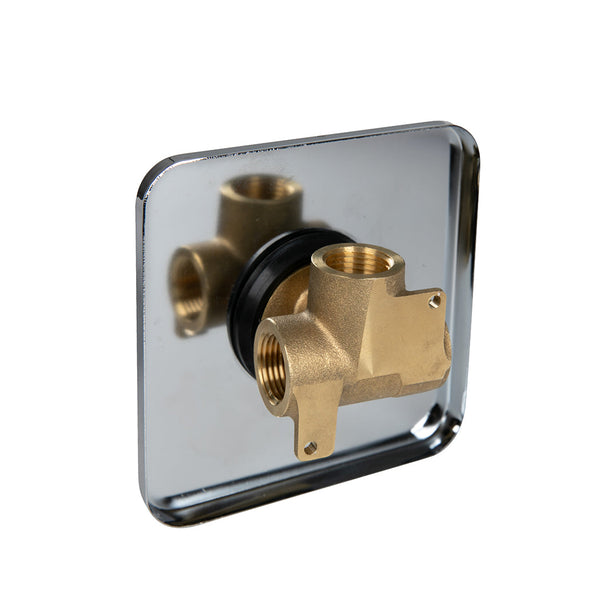 Dutxa Brass Shower Mixer Tap Cold Hot Charcoal Shower Taps & Thermostats