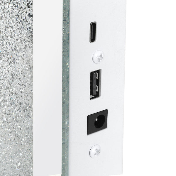 Yezi Makeup Mirror Vanity Middle Size White Makeup Mirrors