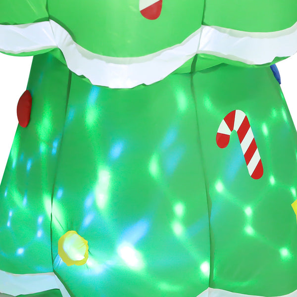 Santaco Inflatable 1.5M Christmas Tree Flashing Light Seasonal Decorations