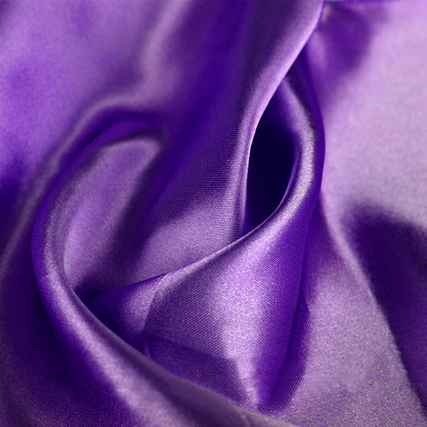 20X Table Runner Satin Chair Sashes Eggplant Chair Covers