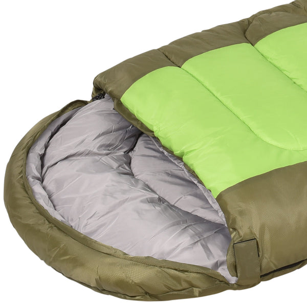 Mountview Sleeping Bag Outdoor Camping Green Sleeping Bags