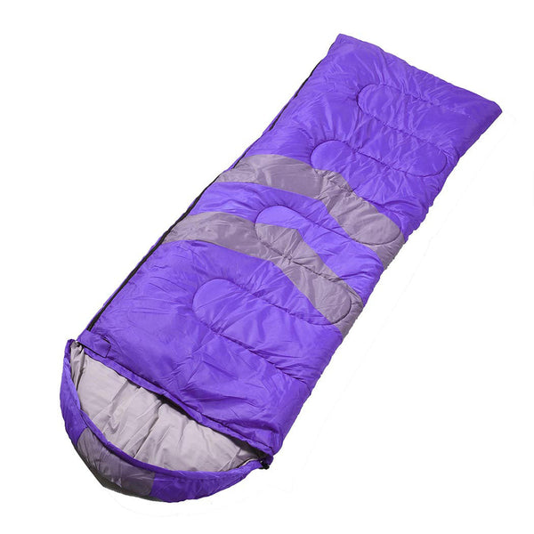 Mountview Single Sleeping Bag Bags Outdoor Purple Sleeping Bags