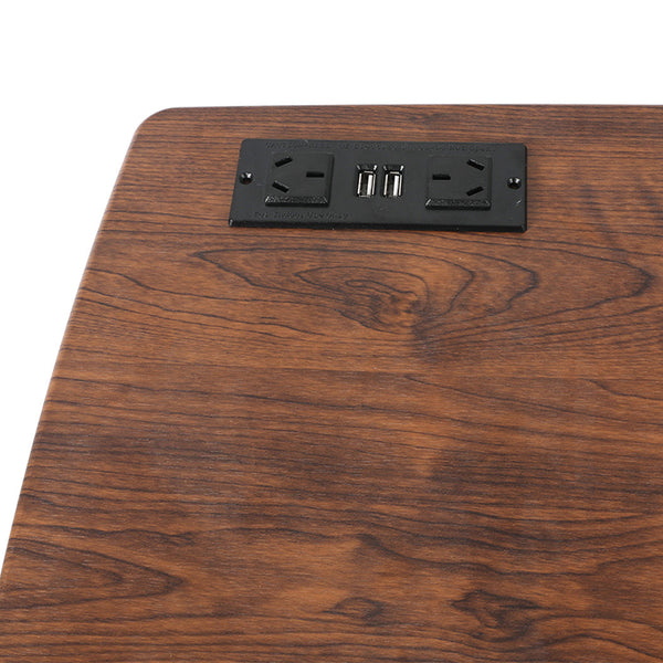 Levede Standing Desk Height Brown Standing Desks