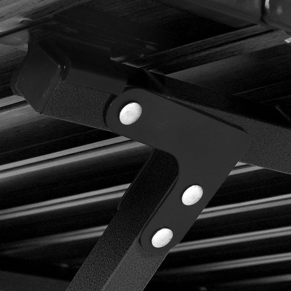 Levede Folding Camping Table Portable Black Camping Tables